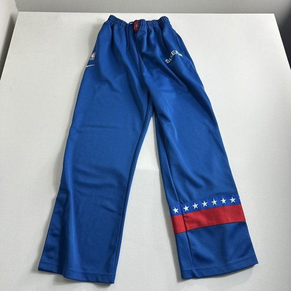 Nike Philadelphia 76ers Sweatpants Mens Embroidered Rewind 1966 Warm Up Pants XL - Picture 1 of 8